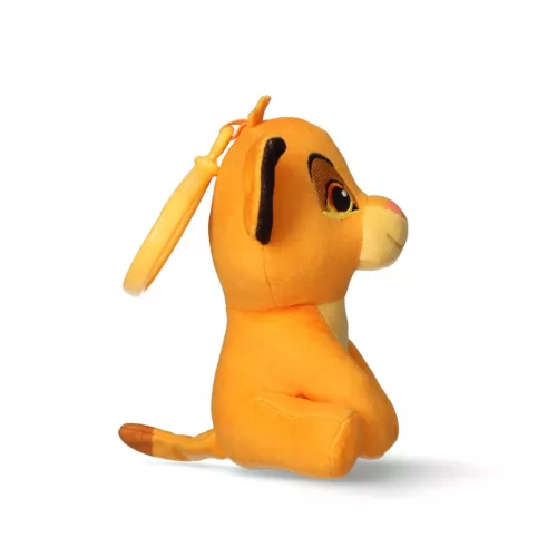 Disney Az Oroszlánkirály Simba 3D plüss figura akasztóval, táskadísz 13 cm