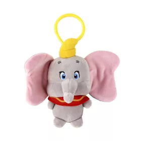   Disney Dumbo Grey 3D plüss figura akasztóval, táskadísz 13 cm