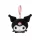 Hello Kitty Kuromi Head 3D plüss figura akasztóval, táskadísz 11 cm