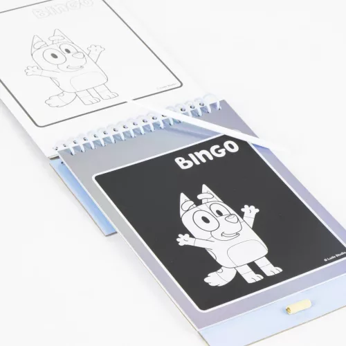 Bluey Bingo scratch képkarcoló és színező szett