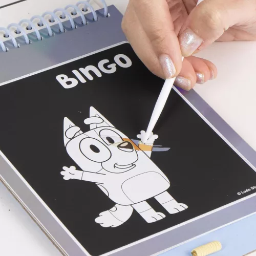 Bluey Bingo scratch képkarcoló és színező szett