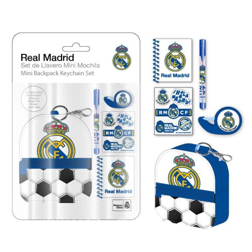 Real Madrid CF mini táska kulcstartó szett