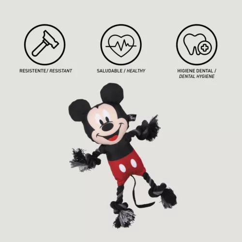 Disney Mickey Classic sípoló kötél kutyajáték 26 cm