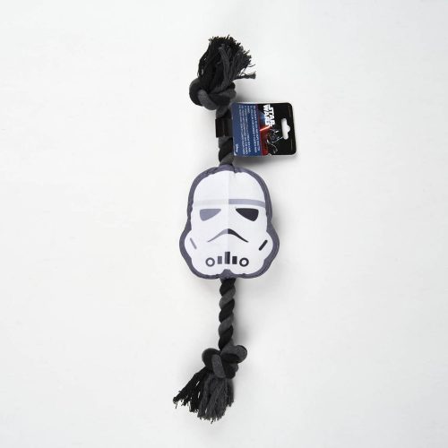 Star Wars Stormtrooper sípoló plüss és kötél kutyajáték