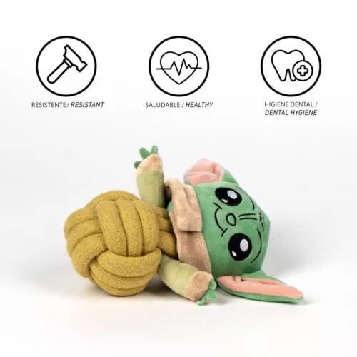 Star Wars Yoda kötél kutyajáték 15 cm