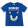 Sonic a sündisznó Blue Head gyerek rövid póló, felső 6 - 12 év / 116 - 152 cm