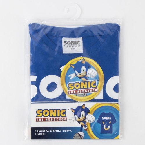 Sonic a sündisznó Blue Head gyerek rövid póló, felső 6 - 12 év / 116 - 152 cm