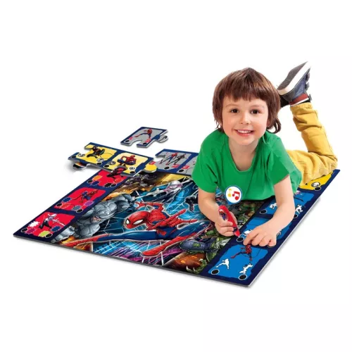 Pókember Enemies interaktív 24 db-os puzzle Clementoni