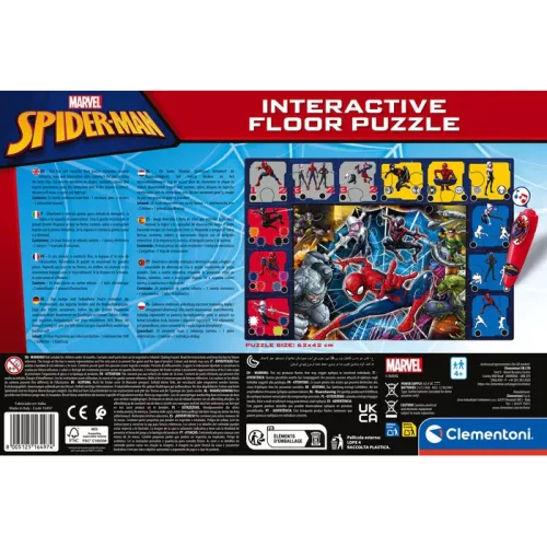Pókember Enemies interaktív 24 db-os puzzle Clementoni