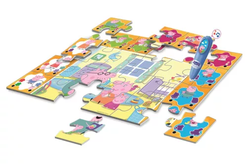 Peppa malac Reading interaktív 24 db-os puzzle Clementoni