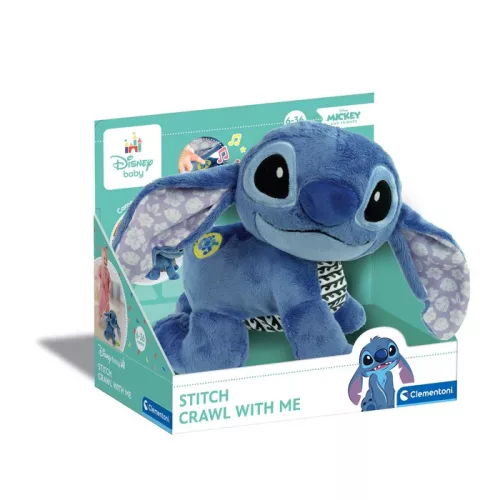 Disney Lilo és Stitch, A csillagkutya Cute interaktív mászó plüss figura Clementoni