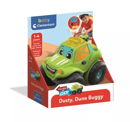 Homokfutó játékautó Dusty Clementoni