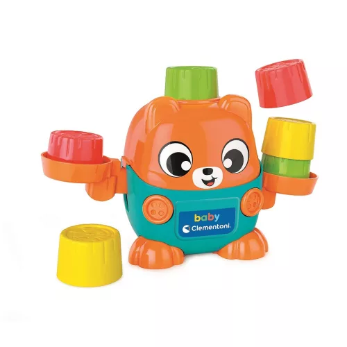 Egyensúlyozó mackó Montessori baba játék Clementoni