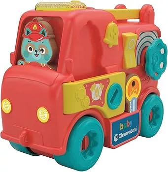 Tűzoltóautó Montessori baba játék Clementoni