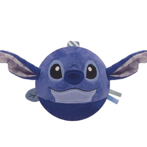 Disney Lilo és Stitch, A csillagkutya Round plüss labdafigura, baba csörgő Clementoni