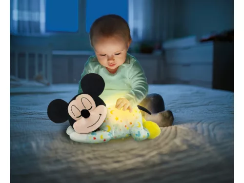 Disney Mickey Tummy-Time elalvást segítő plüss játék Clementoni