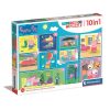 Peppa malac Life 10 az 1-ben puzzle Clementoni