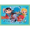 DC Super Hero Mini-mates 4 az 1-ben puzzle Clementoni