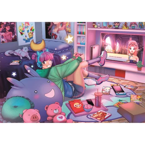 Csajos szoba Game Lovers 300 db-os puzzle Clementoni