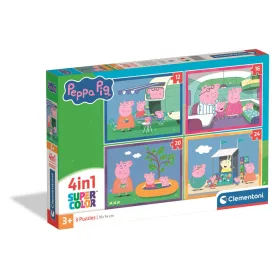 Peppa malac Adventures 4 az 1-ben puzzle Clementoni