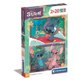   Disney Lilo és Stitch, A csillagkutya Angel 2x20 db-os puzzle Clementoni