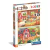 Farm Family 2x20 db-os puzzle Clementoni