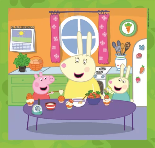 Peppa malac Family 3x48 db-os puzzle Clementoni