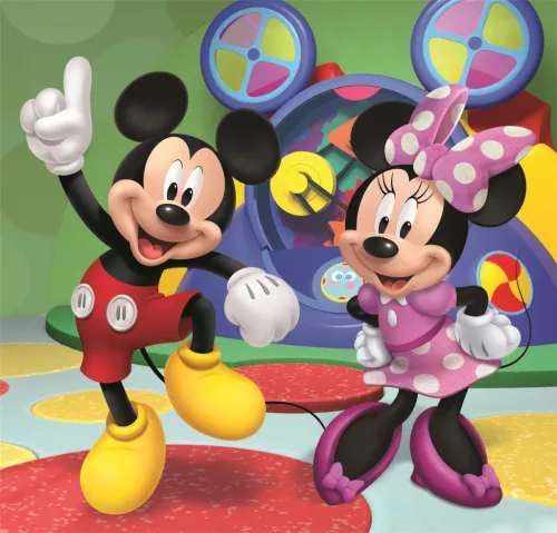 Disney Mickey Clubhouse 3x48 db-os puzzle Clementoni