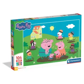 Peppa malac Muddy Puddle 104 db-os maxi puzzle Clementoni