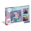 Disney Jégvarázs Snowy Bond 3x48 db-os puzzle Clementoni
