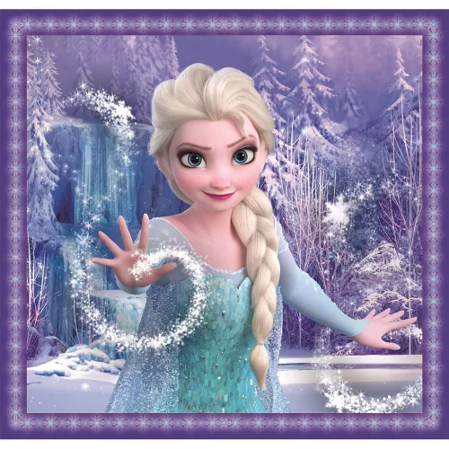 Disney Jégvarázs Snowy Bond 3x48 db-os puzzle Clementoni