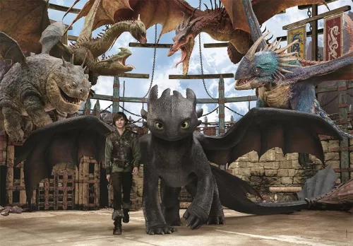 Így neveld a sárkányodat Arena 104 db-os puzzle Clementoni