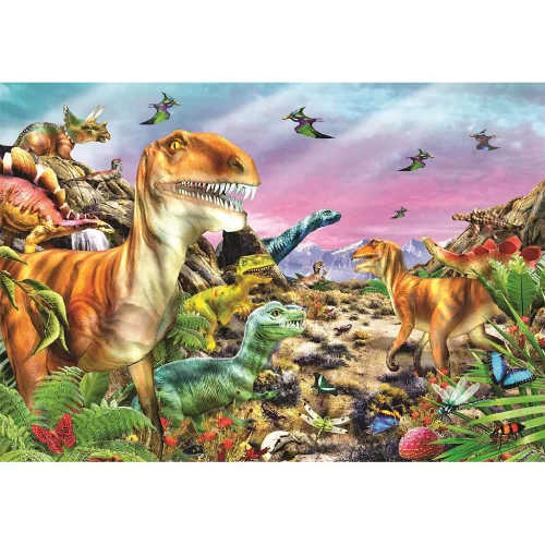 Dinoszaurusz Land Of 104 db-os puzzle Clementoni