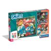 Hupikék törpikék 3x48 db-os puzzle Clementoni