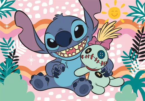 Disney Lilo és Stitch, A csillagkutya Scrump’s Day 60 db-os puzzle Clementoni