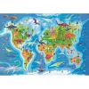 Dinoszaurusz Map 180 db-os puzzle Clementoni