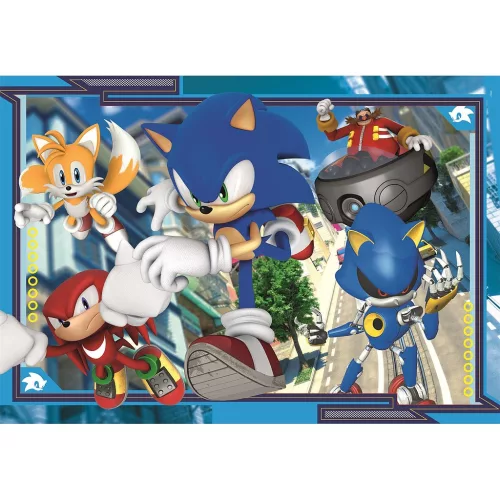 Sonic a sündisznó Turbo Trouble 180 db-os puzzle Clementoni