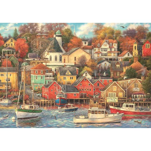 Kikötő Good Times 1500 db-os Compact puzzle Clementoni