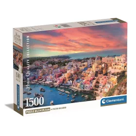   Olaszország Procida Island 1500 db-os Compact puzzle Clementoni