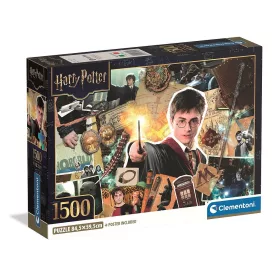 Harry Potter Scrapbook 1500 db-os Compact puzzle Clementoni