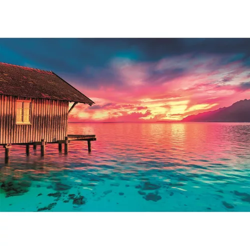 Naplemente Paradise 500 db-os Peace puzzle Clementoni