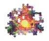 Színes dzsungel Psychedelic 500 db-os Compact puzzle Clementoni