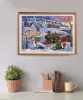 Karácsonyi Train 500 db-os Compact puzzle Clementoni