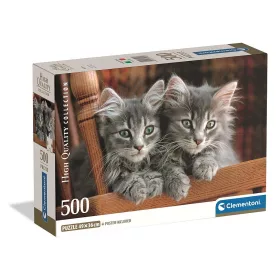 Cicás Cozy Cat 500 db-os Compact puzzle Clementoni