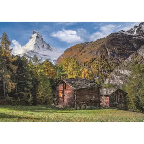 Hegyvidék Charming Matterhorn 500 db-os Compact puzzle Clementoni