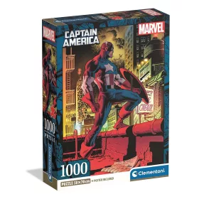   Bosszúállók Captain America 1000 db-os Compact puzzle Clementoni