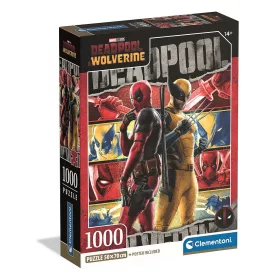 Deadpool & Wolverine 1000 db-os Compact puzzle Clementoni