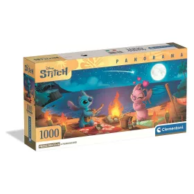   Disney Lilo és Stitch, A csillagkutya Campfire 1000 db-os panoráma Compact puzzle Clementoni