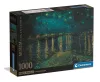 Művészet Starry Night Over the Rhône 1000 db-os Compact puzzle Clementoni
