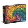 Színes virágok Whirl 1000 db-os Compact puzzle Clementoni